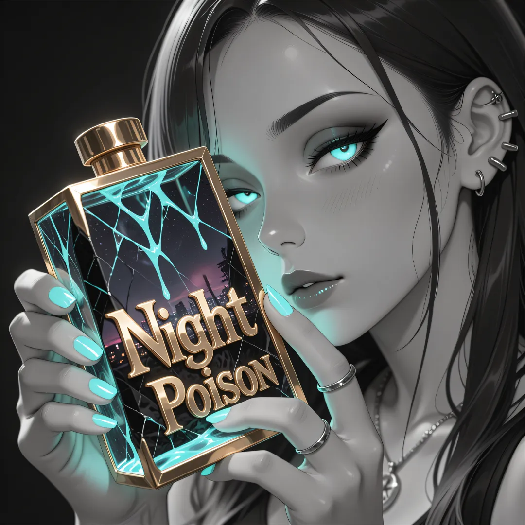 藍色の妖液🧬ナイト ポイズン 3ml ラクトン配合